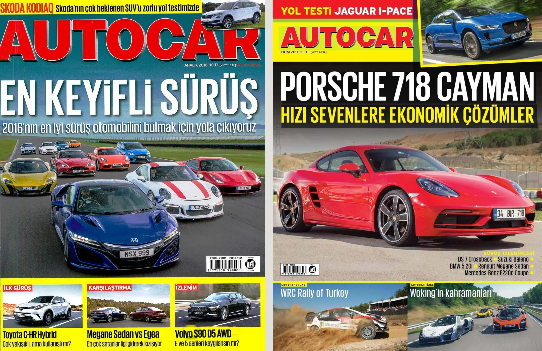 Autocar, Lift dönemi kapakları