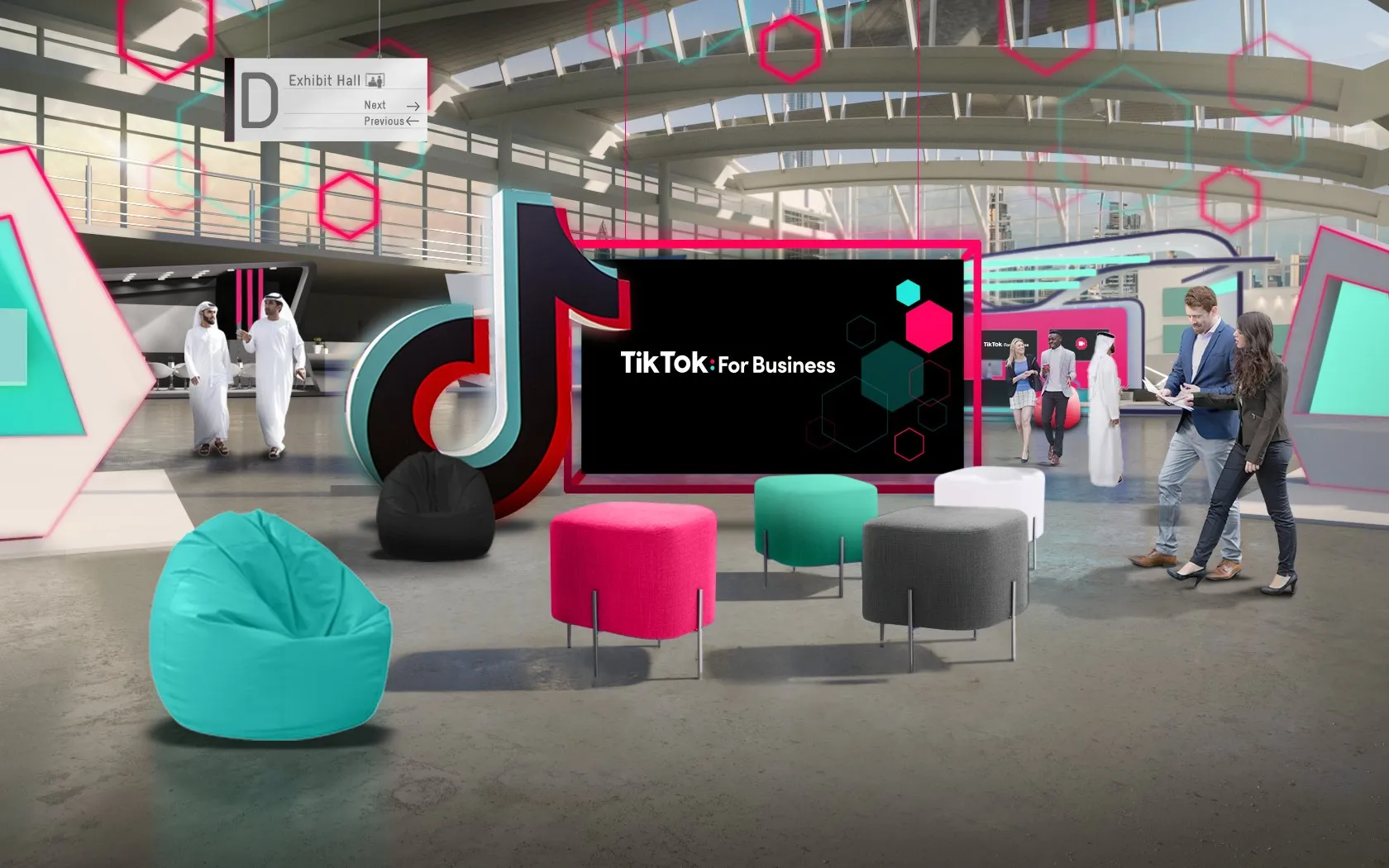 TikTok Open Day Türkiye, sanal etkinlik alanı #TikTokHive